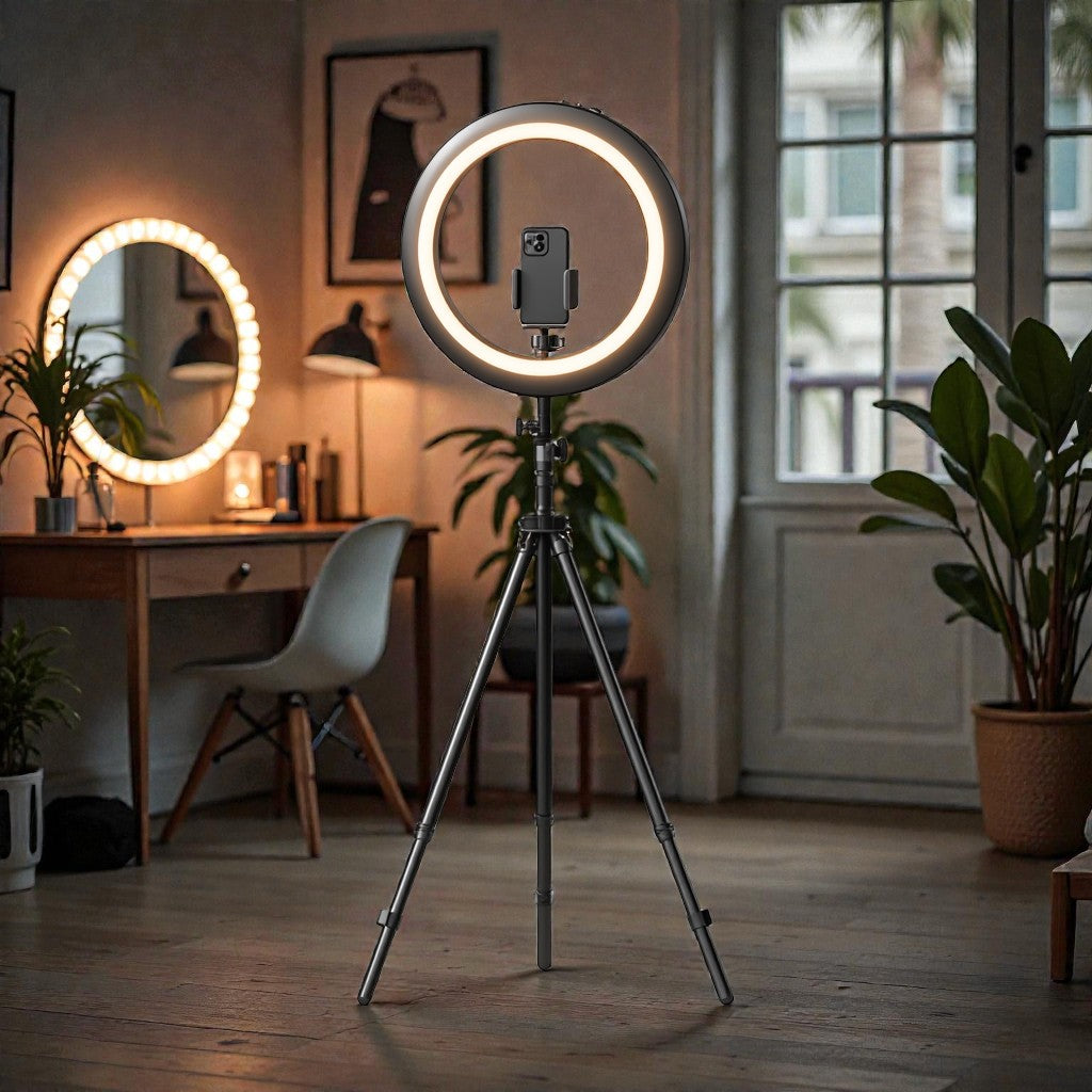 Qalix Pro Ring Light Stand - Studio Glow